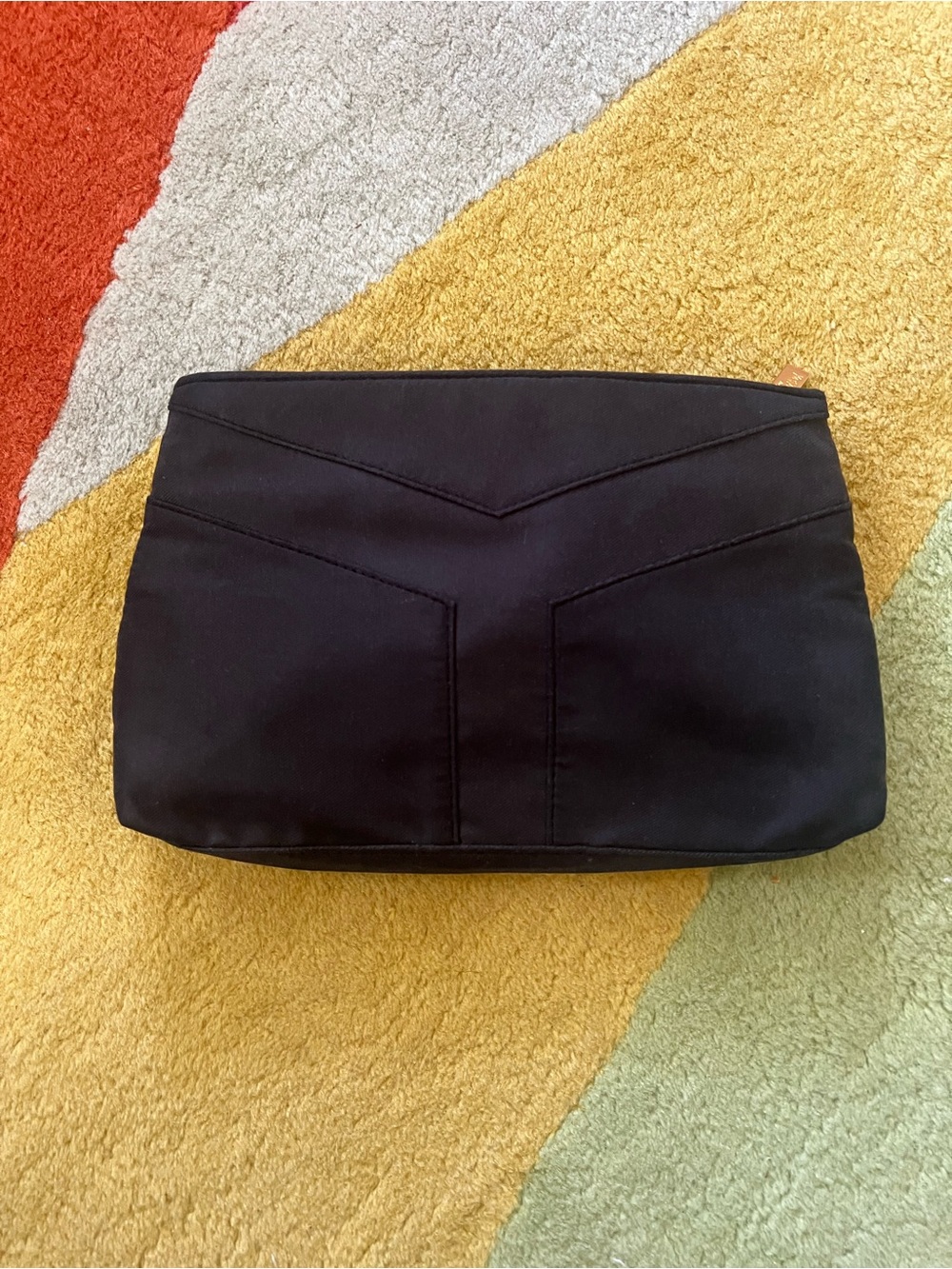 Yves Saint Laurent YSL Beauty Makeup Trousse Bag Small Travel Black Purfume